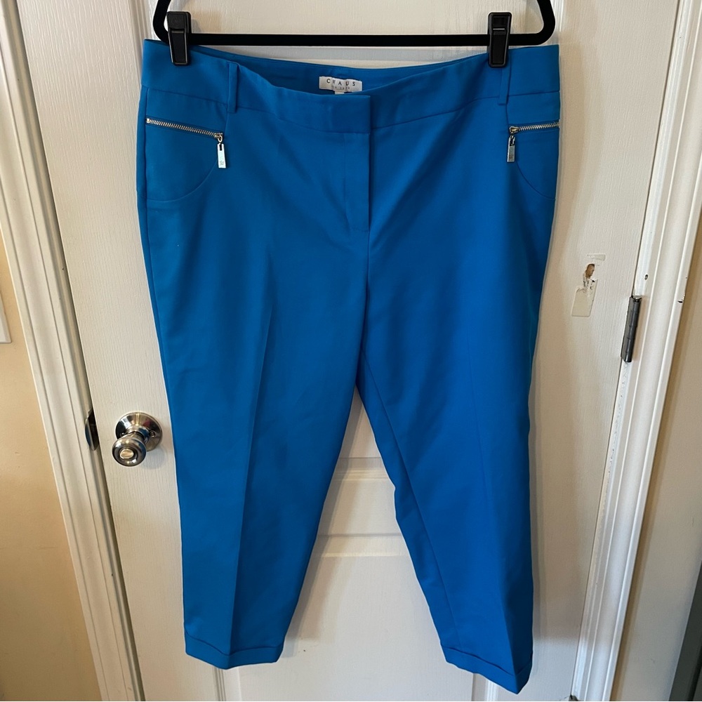 Chaus Blue Women's Trousers NWT